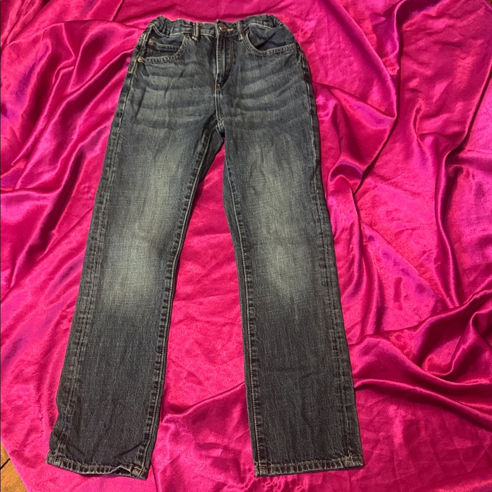 Gap kids size 16 straight leg elastic waist Classic Black Jeans